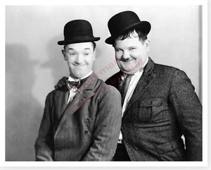 Foto de halogenuros de plata de leyendas de comedia de Laurel & Hardy Hollywood - Imagen 1 de 1