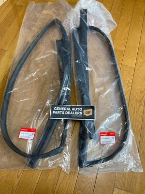 Genuine HONDA OEM EK Civic 2dr 3dr L＆R SET Door Runchannel Weatherstrip 96-00 - image 1 of 4