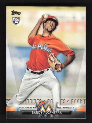 2018 Topps #S-66 Sandy Alcantara Topps Salute Series 2 - Image 1 of 2