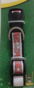 NRL Dragons PET DOG PUPPY COLLAR, ADJUSTABLE to 45cm, webbing - NEW - Picture 1 of 1
