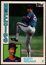 1984 Topps Tiffany #13 Scott Holman NM+++ Mets