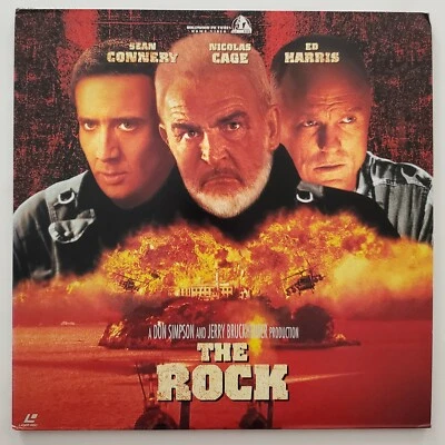 The Rock Japanese Imported Laserdisc Nicolas Cage Sean Connery Ed Harris Japan Foto 1 de 2