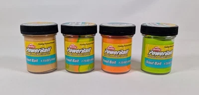 Cebo de pesca Berkley Powerbait masa de trucha, paquete surtido de 4 Foto 1 de 4