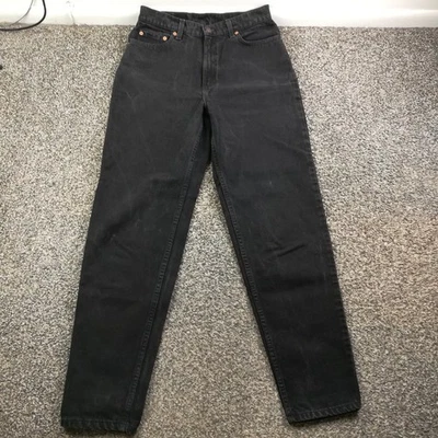 Jeans Levis 521 1996 vintage pierna cónica tiro alto para mujer 12 medianos 30x31 hechos en EE. UU. Foto 1 de 4