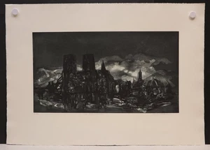 Rudolf Weissauer (1924-89) - Die Kathedrale - Radierung - 6/47 - Picture 1 of 9