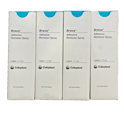 Coloplast Brava Adhesive Spray Remover Spray 1.7oz Bottle - Lot Of 4 (exp 2029) - Image 1 of 4
