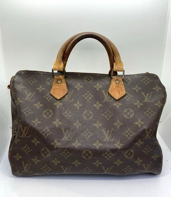 used LOUIS VUITTON  Speedy 30 M41526 Monogram Boston Bag PVC Brown 27515 - Image 1 of 4