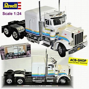 Peterbilt 359 Convenzionale Camion SCALLOWAY 1967-77 Bianco 1:24 Revell 08890 - Foto 1 di 8