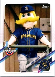 2021 Topps Opening Day #M-8 Bernie Brewer Mascot - Bild 1 von 2
