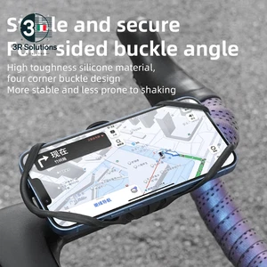 Supporto per Telefono a Sgancio Rapido in Silicone per Bicicletta Mountain Road - Imagen 1 de 11