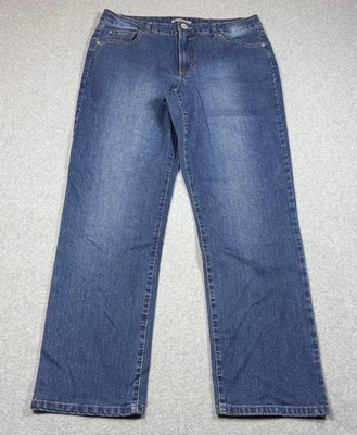 Jeans BandolinoBlu para mujer 14 tiro alto pierna recta denim Foto 1 de 4