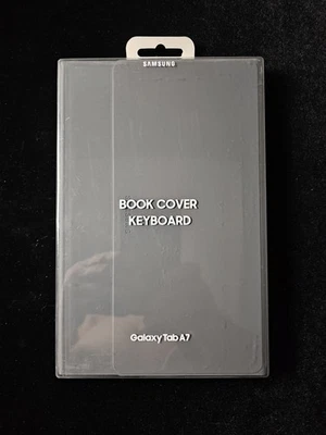Samsung Galaxy Tab A7 Book Cover Keyboard, Gray, New in Package - Image 1 of 2