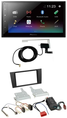 Pioneer DAB MP3 Bluetooth 2DIN USB Autoradio für Audi A4 B5 99-01 Symphony Bose - Bild 1 von 4