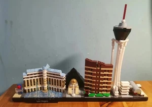 Brand New Architecture Skylines Las vegas, 501 Unbranded Bricks, Complete Set - Picture 1 of 3
