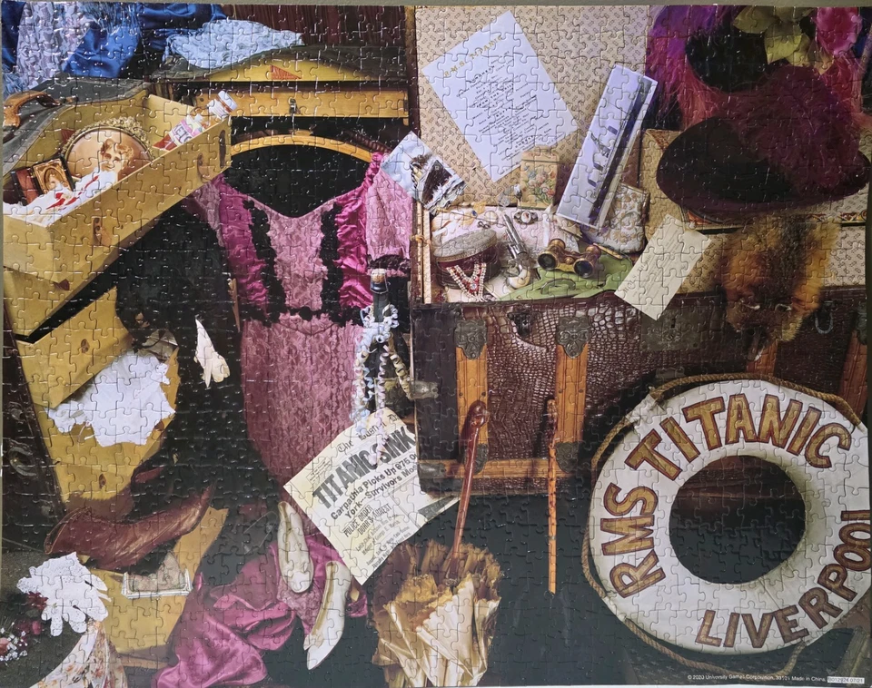 Красиво собранный 1000 шт. TITANIC головоломка. Размер 23x29. - Изображение 1 из 1