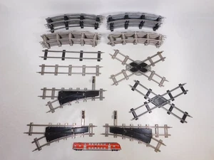 30x Gauge 0 Tin Track Points Crossing Hollow BAR for Clockwork-Operated #EF425-4 - Picture 1 of 5