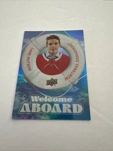 2024-25 Upper Deck Series 2 - Welcome Aboard Lane Hutson #WA-16 (RC) - Picture 1 of 2
