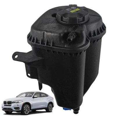 Engine Coolant Reservoir Tank with Cap Compatible with 2007-2018 BMW X5, 2008... - Image 1 of 4