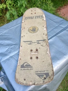 VARY RARE VINTAGE OLD BODYGLOVE QUICK SILVER SKATEBOARD DECK 1980s? - Picture 1 of 18