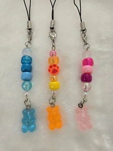 Jolie sangle de charme de téléphone en résine pour étui AirPod, porte-clés, interrupteur, fermeture à glissière de sac, cadeau - Photo 1 sur 1
