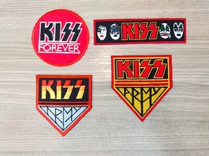 4 parches de metal pesado de hard rock de marca Music K I S S bordados o planchados - Imagen 1 de 5