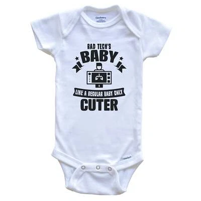 Rad Tech's Baby Like A Regular Baby Only Cuter Funny Radiology Baby Bodysuit - Image 1 of 2