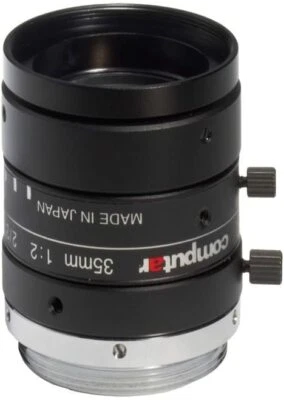 Computar M3520-MPW2 2/3" 35.0mm F2.0 C-Mount Lens w/Locking Iris & Focus, 5 Mega - Image 1 of 4
