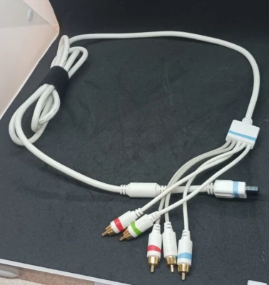 Cabo de áudio e vídeo Nyko HD Link para Wii componente folheado a ouro 8 pés - Imagem 1 de 2