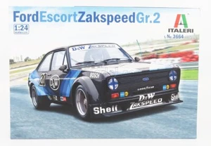 MODELLINO AUTO STATICO ITALERI FORD ESCORT RS MKII TEAM DW ZAKSPEED 1977 1/24 - Foto 1 di 3