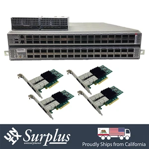 64 Port 40GbE QSFP+ Cisco Nexus Enterprise LAN Switch F2B 2x PSU + 4x 40GbE NIC - Picture 1 of 13