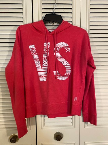 UNDERCOVER Victoria secret VS Cropped Hoodie Pink Pullover Medium M Women’s Sweatshirt
