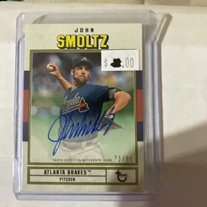 John Smoltz 2022 Brooklyn Collection numbered to /99 Atlanta Braves - Picture 1 of 2