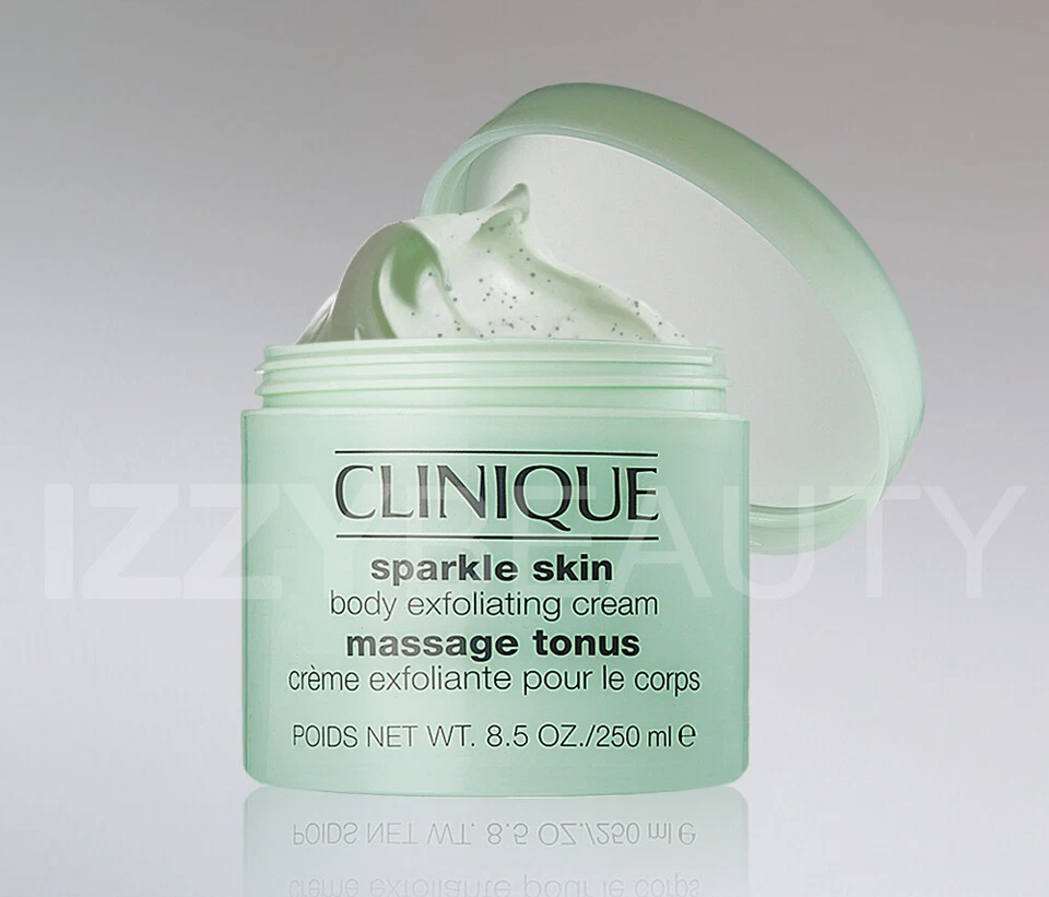 Clinique Sparkle Skin Body Exfoliating Cream Full Size 8.5oz/250ml