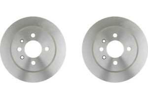 Rear PAIR Raybestos Disc Brake Rotor for 1991 BMW 318is (59683)