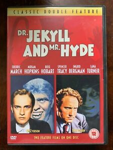 Dr Jekyll and Mr Hyde DVD 1932 + 1941 Classic Horror Movie Double Bill