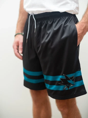 San Jose Sharks Alternate Mesh Hockey Shorts Cover