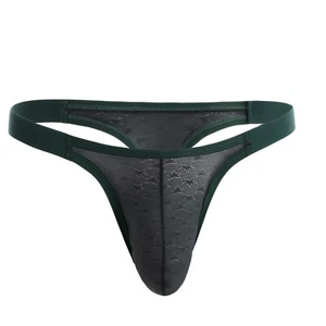 Men Thong G-String See-Through Underwear Panties Sexy Briefs Underpants - Picture 1 of 34