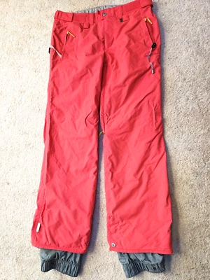 Специальная смесь лыж брюки женщин средний оранжевый 10K Calyx сноуборда регулируемый - Изображение 1 из 4