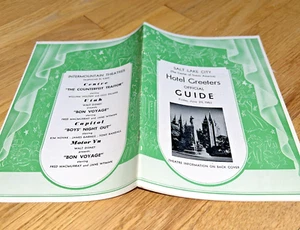 1962 SALT LAKE CITY HOTEL GREETERS GUIDE - TOURIST / BUSINESS Guide - Imagen 1 de 13