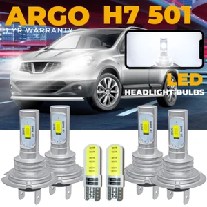 For Nissan Qashqai J10 Led Headlight High Low Hid White Side Light Bulbs 2006-13 - Picture 1 of 18