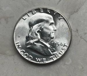 Medio dólar Franklin 1954 "P" - plata - #1 - Imagen 1 de 2