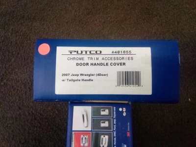 Putco For 2007 - 2017 Jeep Wrangler Exterior Door Handle Cover-Chrome - 401055 Foto 1 de 2