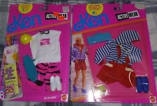 1989 & 90 Lot of 2 Ken Active Wear Outfit 2414 & 775 Mattel Fashions Clothes NEW