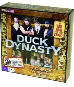NEW Duck Dynasty Redneck Wisdom Family Party Trivia Fun Board Game Ages 10+ NIB