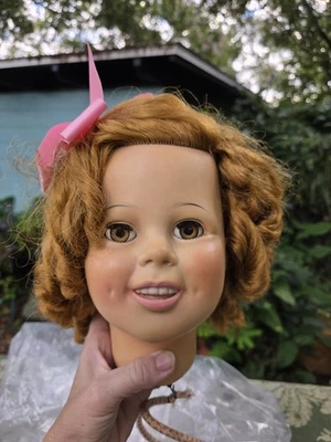 Vintage Ideal 36" Patti Playpal Shirley Temple Head *Only* - Image 1 of 4