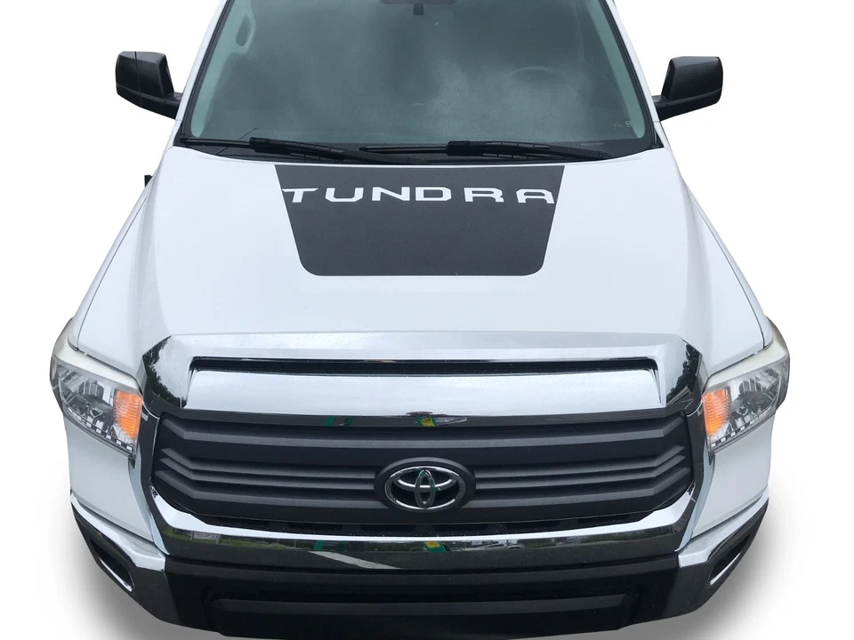 Calcomanías para Toyota Tundra capó central rayas vinilo gráficos pegatinas 2014-2021 Foto 1 de 4