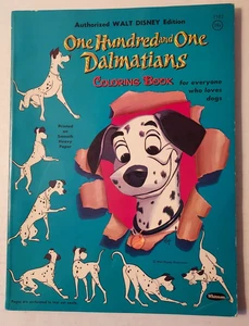 1960 Whitman Walt Disney One Hundred and One 101 Dalmatians Coloring Book - Picture 1 of 3