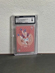 Tarjeta Pokémon Coreana CGC 6 EX/NM Sylveon Point Salad Eevee Edition - Imagen 1 de 2