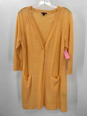 Pre-Owned Lafayette 148 Yellow Size Large Cardigan Sweater - Image 1 of 3