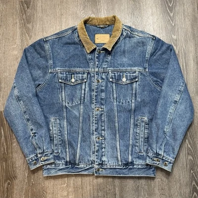 Chaqueta vaquera Swingster vintage acolchada de manga larga con botones mediana para hombre Foto 1 de 4